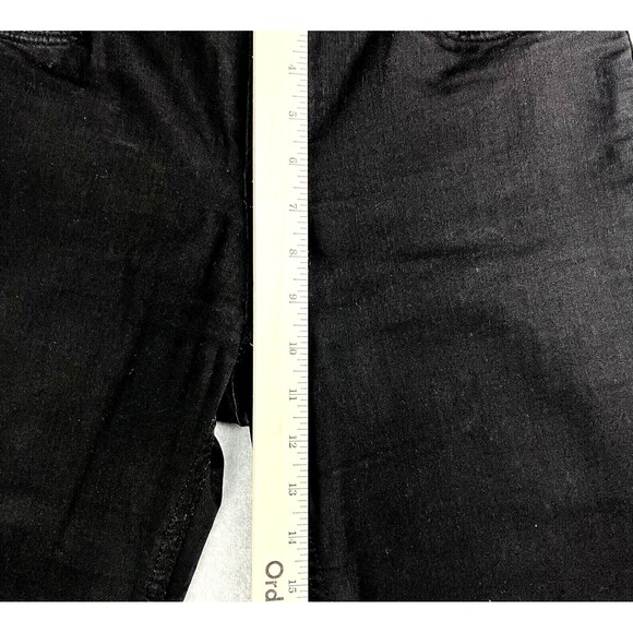 H&M Jeans Juniors 10 Black Slim Straight High Rise Stretch Denim Casual - Picture 8 of 13